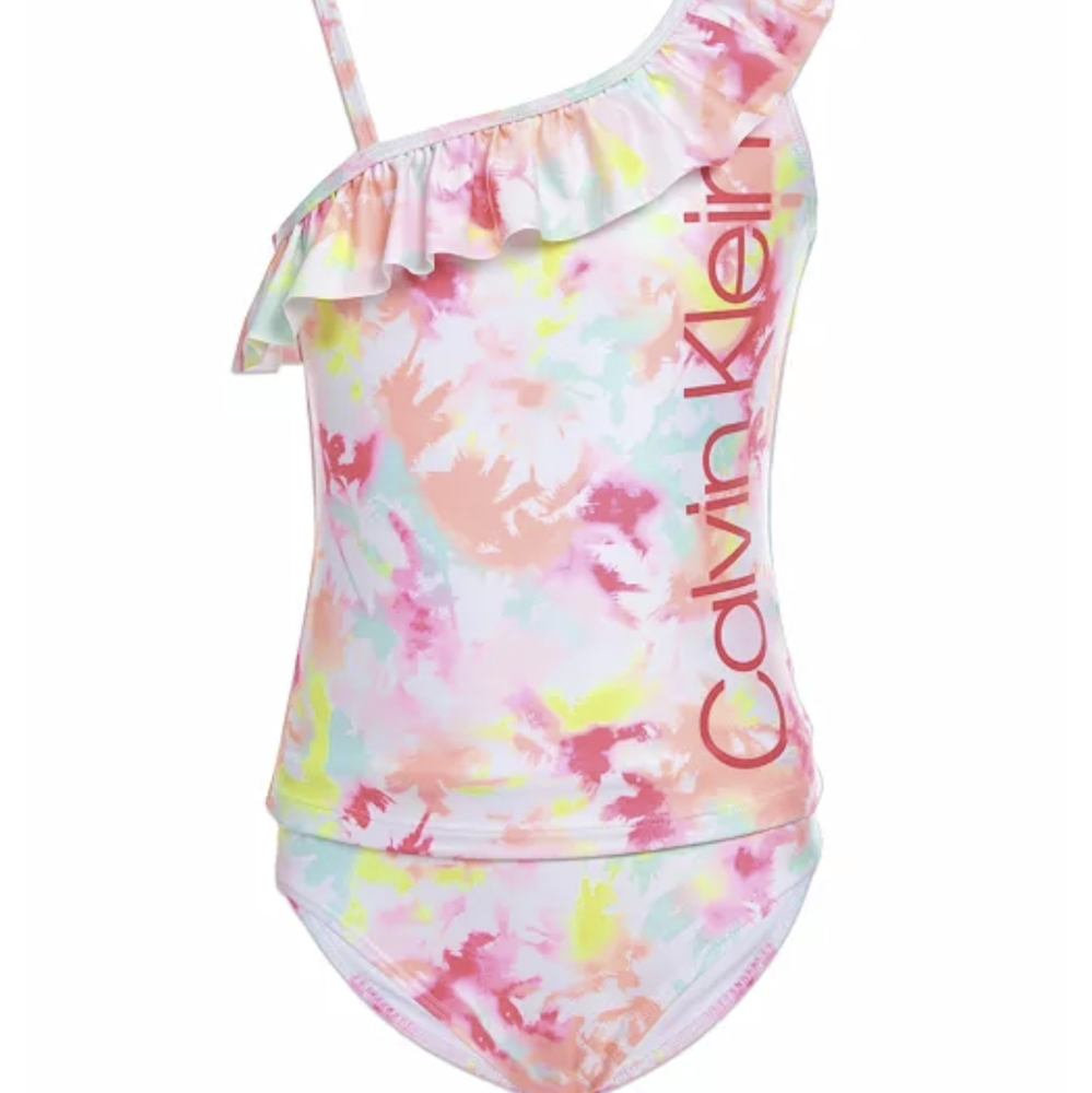 Calvin klein Tropical two piece Tankini swimsuit